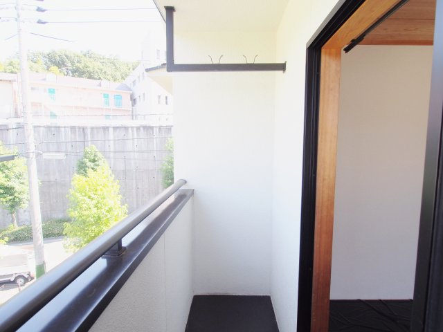 石元コーポIIのバルコニー