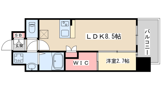 【間取り】 | セレニテ東三国ミラク