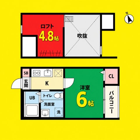 LUTELLA　Ⅲ(ルテラスリー)　名古屋市賃貸　仲介手数料無料の間取り