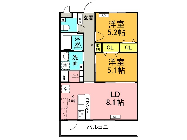 メゾンド松風の間取り