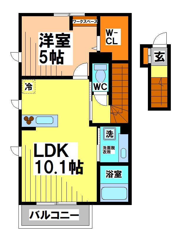 小金井市緑町５丁目のアパート