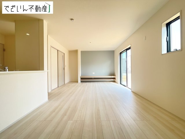 【居間・リビング】 | Livele Garden.S深谷市稲荷町北第3　新築住宅 | ≪1号棟≫
現地(2026年8月撮影)