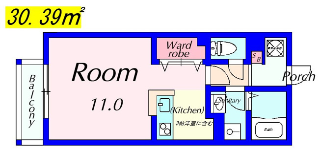 【間取り】 | ハイツエイトⅣ