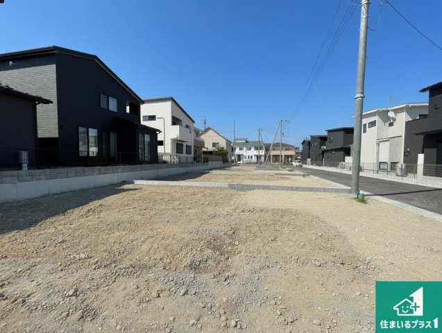 ★大津市下阪本　第5期　新築一戸建ての外観|周辺は落ち着いた街並みの住宅地！子育てがしやすい住環境です！まだ未完成ですが、現地でしかわからない事もございます。是非一度ご覧ください。