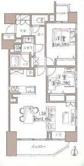 【間取り】 | ファミール国立　仲介手数料半額！