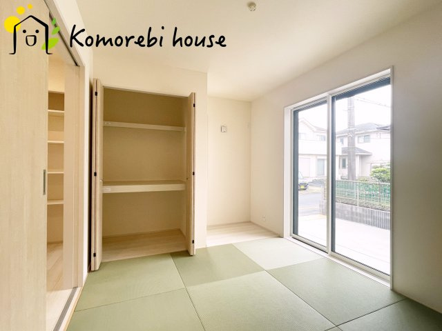 さいたま市西区中野林　新築一戸建て　ブルーミングガーデン　01の和室|26.06.15　撮影済み