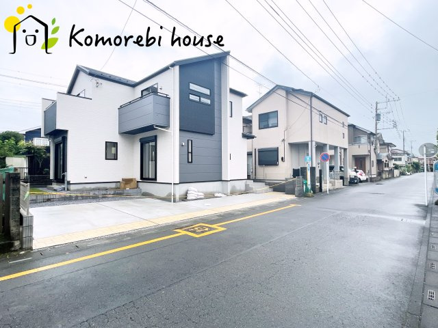 さいたま市西区中野林　新築一戸建て　ブルーミングガーデン　01の前面道路含む現地写真|26.06.15　撮影済み