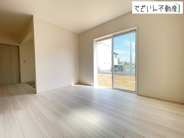 【居間・リビング】 | Livele Garden.S深谷市稲荷町北第3　【平屋】新築住宅 | ≪2号棟≫
現地(2026年8月撮影)
