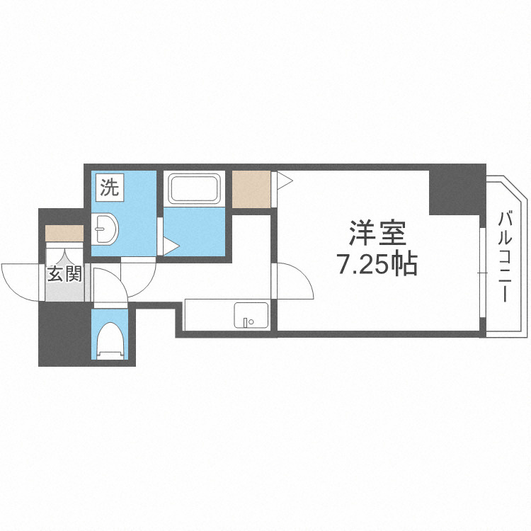 Ｈａｌｕ花園町の間取り