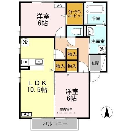 【間取り】 | クローバーＭ