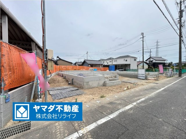 ブルーミングガーデン　一宮市多加木3丁目　全3区画分譲の外観|「現地（2026年7月3日）撮影」　
■外観写真　
■ヤマダ不動産　株式会社リライフ　