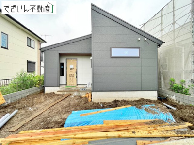 【外観】 | Livele Garden.S深谷市稲荷町北第3　【平屋】新築住宅 | ≪3号棟≫
現地(2026年7月撮影)