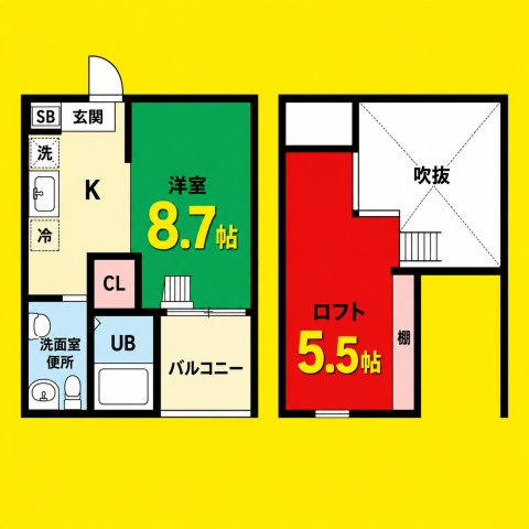 Bonne　fraise(ボンヌフレイズ)　名古屋市賃貸　仲介手数料無料の間取り