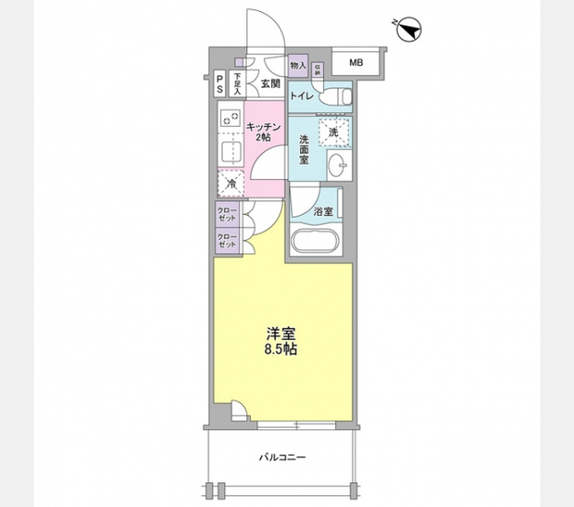 【間取り】 | フレアージュ白金台 | 間取