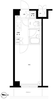 【間取り】 | ルーブル蒲田六番館