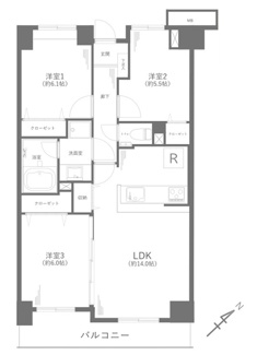 【間取り】 | 第一ハイツ茅ヶ崎