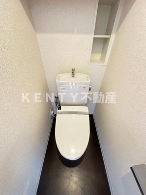 【トイレ】 | 柳原池上マンション | 清潔感のあるトイレです