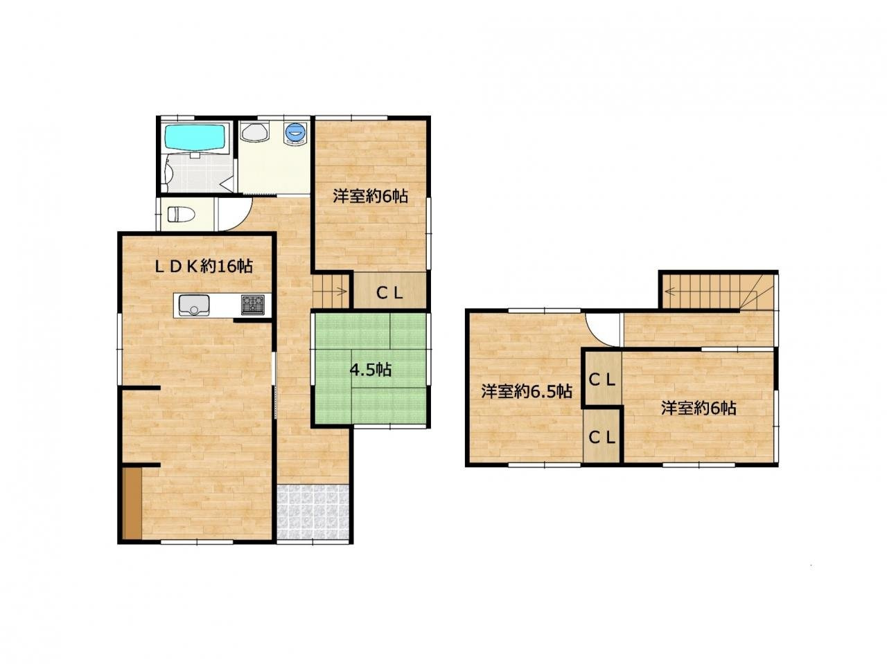 船木　中古戸建の間取り