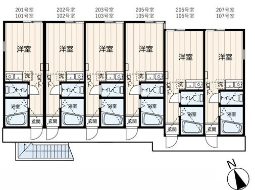 【間取り】 | ユナイト南加瀬エカテリーナ