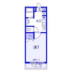 エスポワール・Kの間取り