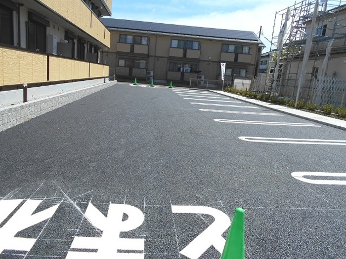 プレジオⅡの駐車場
