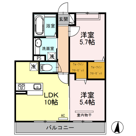 プレジオⅡの間取り