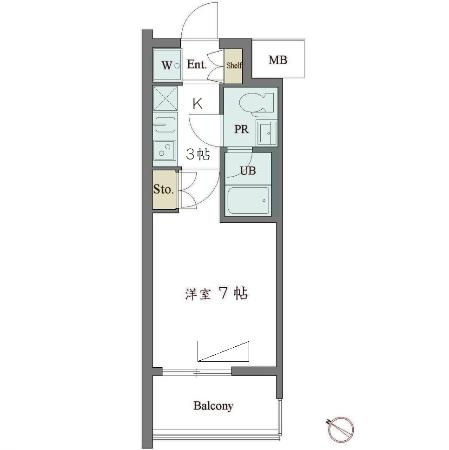 カスタリア大井町の間取り