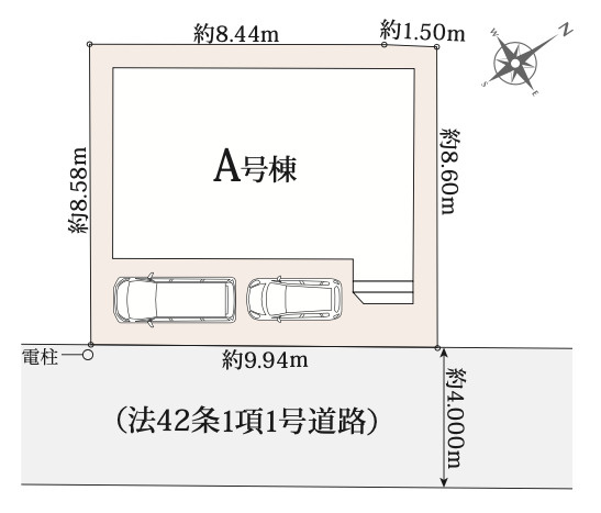 【仲介手数料無料】入間市東藤沢６丁目全１棟　入間市の不動産なら西武ハウジングの区画図