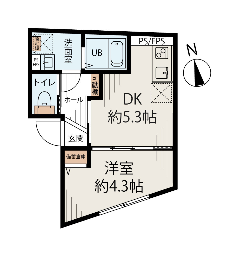 コンフォートわせだの間取り