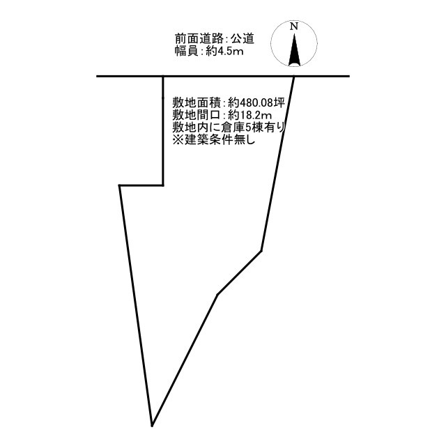 羽曳野市壷井倉庫の間取り