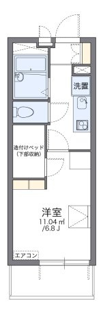 レオパレスクリンゲルバウムの間取り|代表的な間取のため実際の間取とは異なる場合があります