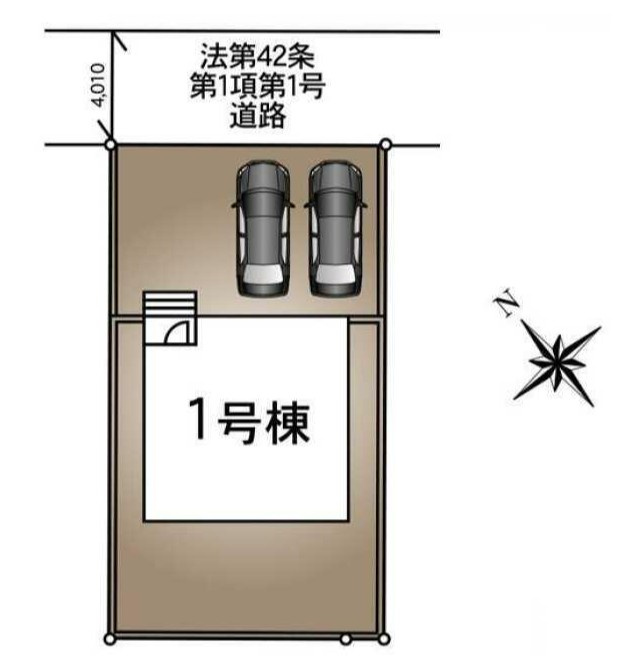 つくば市観音台第16　新築戸建の区画図