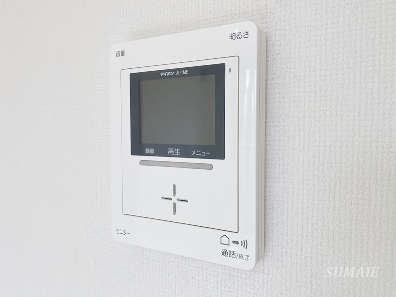 ブリーズクレールのセキュリティ|安心のモニター付きインターホン☆