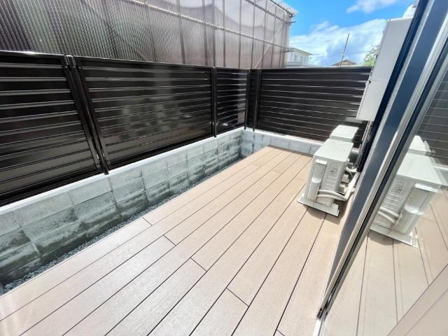 メゾンさくらのバルコニー|バルコニー付きです