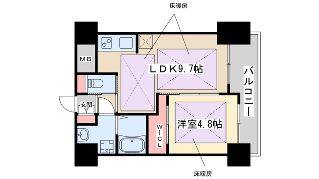 【間取り】 | ノルデンハイム江坂アネックス