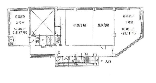 渋谷ビルの間取り