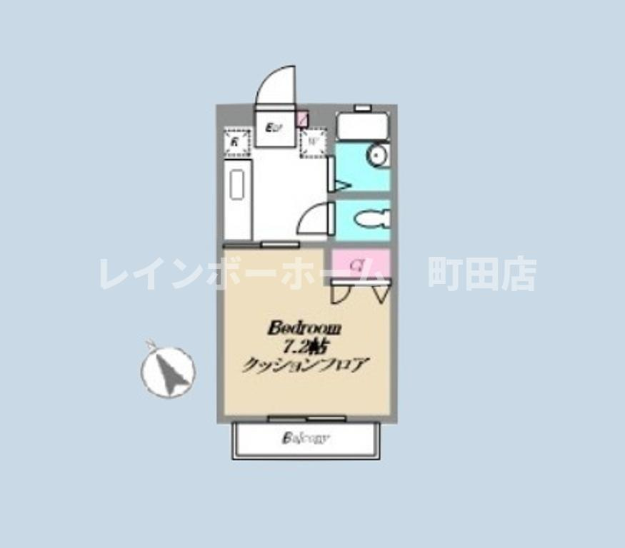 ドエル東林間※初期費用分割後払いサービス利用可能物件の間取り