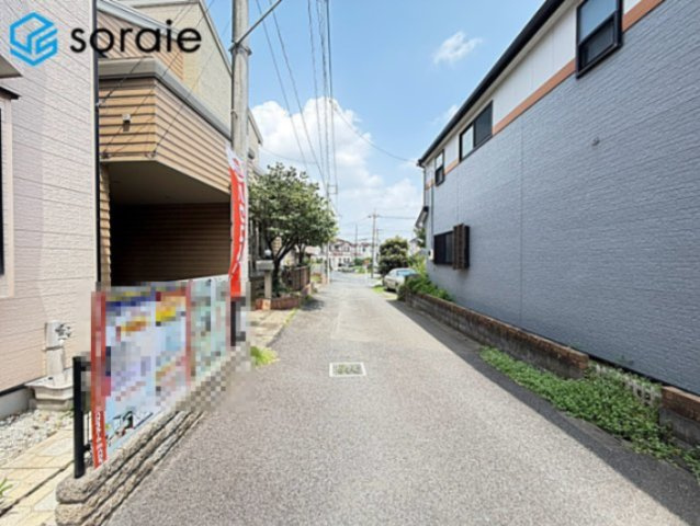 川越市仙波町4丁目　中古戸建の前面道路含む現地写真|2026/7/24撮影