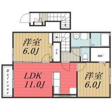 【間取り】 | カフリーィエ　D