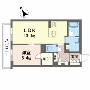 シャーメゾン ヴィラ学園前の間取り