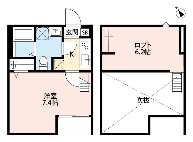 Casa Domani 西大宮(カーサ・ドマーニニシオオミヤ)の間取り