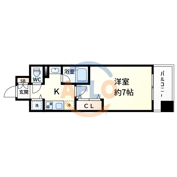 アーデン江坂の間取り|アーデン江坂　間取り