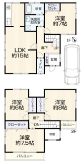 【間取り】 | 中古戸建　明石市魚住町清水 | ４ＬＤＫ