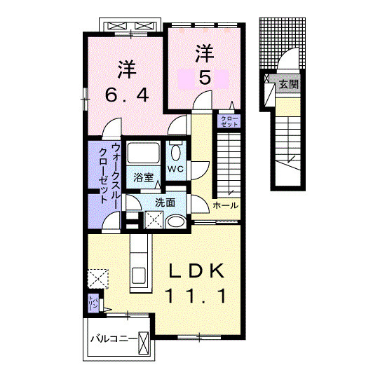 レンリⅡの間取り