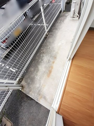 ニューシティ土器Ａのバルコニー|外からの目が気にならないバルコニーで洗濯物が干せます