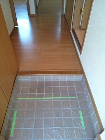 コーポサンライズの玄関|シンプルで使いやすい玄関です