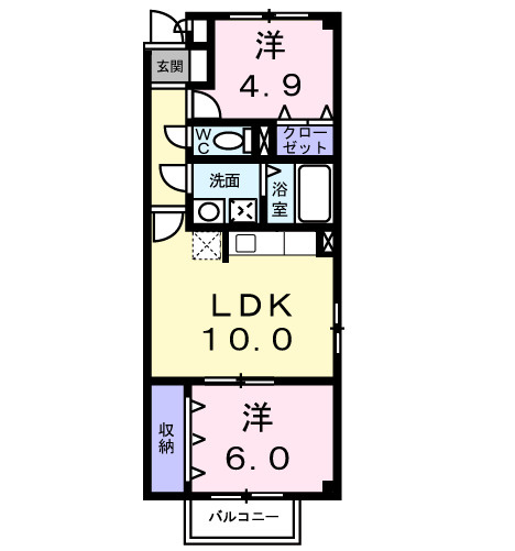 グラン　リオの間取り