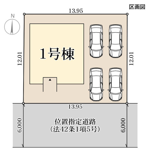 【区画図】 | リーブルガーデン総社中原第9 (全1棟)