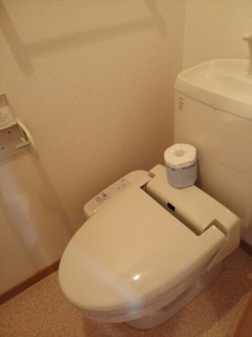 カーサ　フェリーチェのトイレ|落ち着いた色調のトイレです