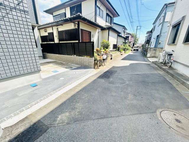 八千代市大和田の前面道路含む現地写真